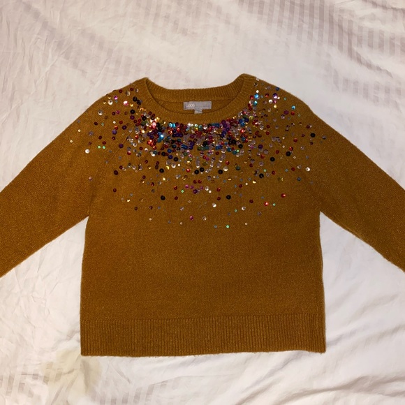 ASOS DESIGN Petite Sweater with Sequin - Picture 6 of 6